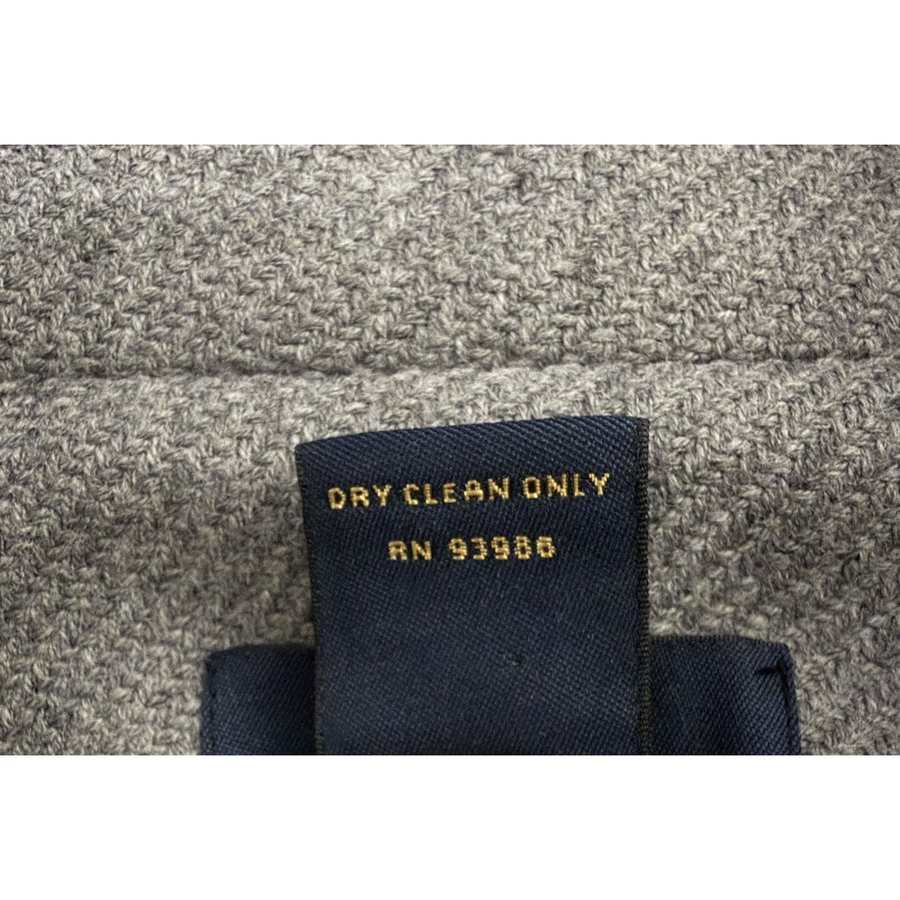 Brooks Brothers 346 Womens 8 Gray Wool Mandarin Collar Tailored Career Jacket - Picture 4 of 8